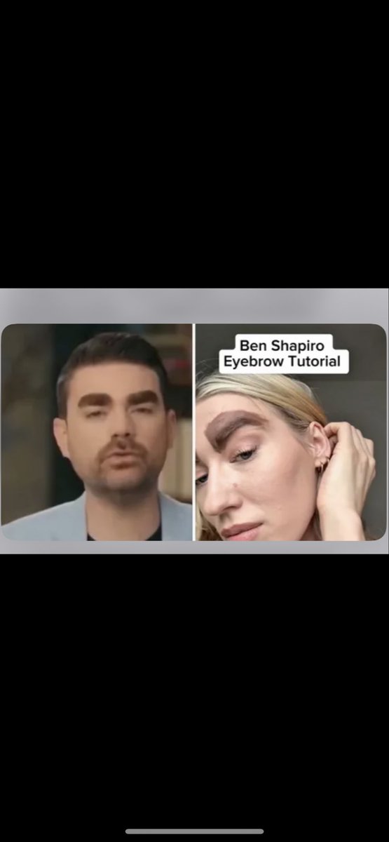 JoeThornFreedom's tweet photo. When boys made of wood lie, their nose grows big. We learn this from the movie Pinocchio. It turns out when Zionist Jews continually lie, their eyebrows get busier. We learned this from @benshapiro https://t.co/5CcITOsthq