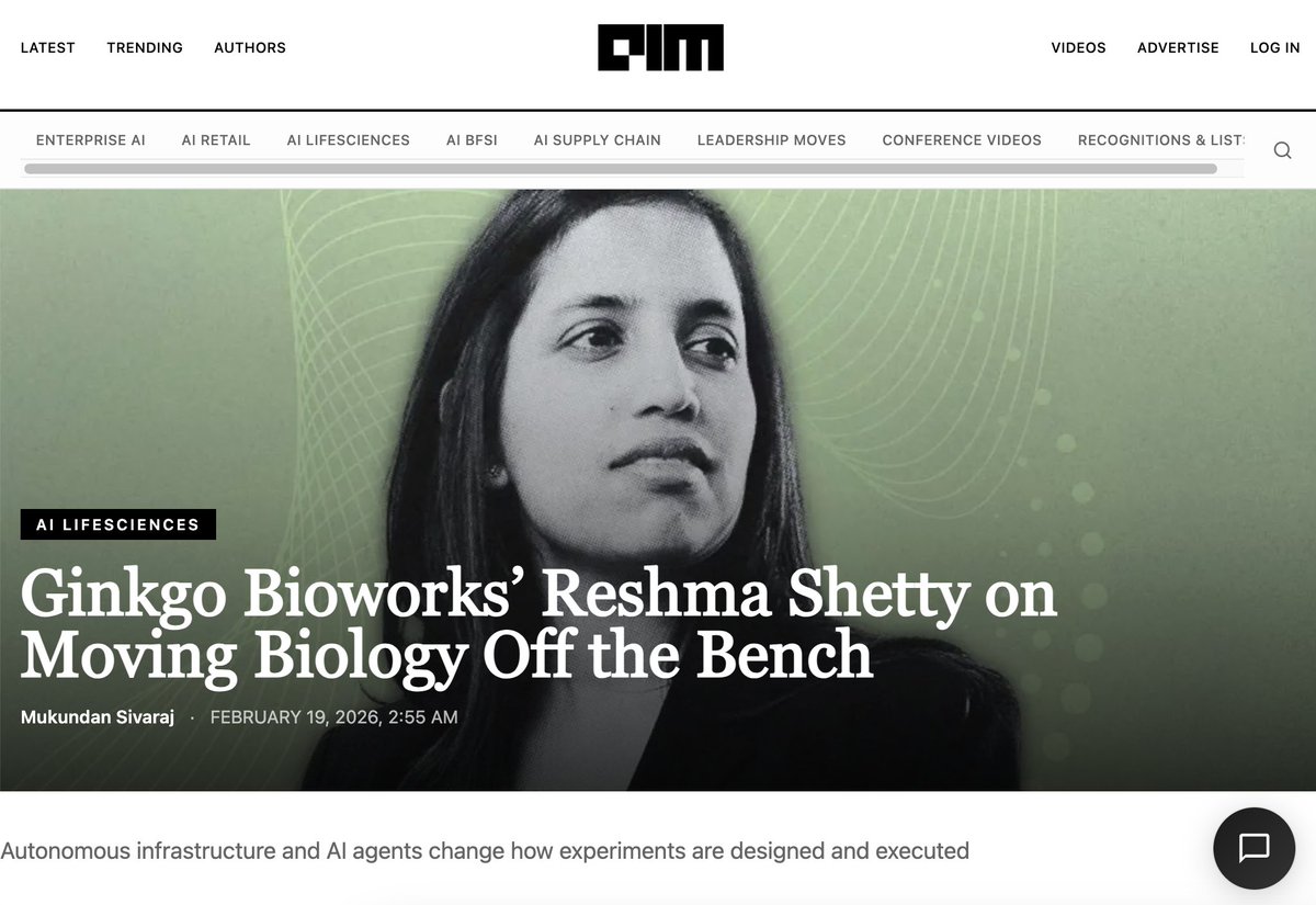 Ginkgo Bioworks tweet media