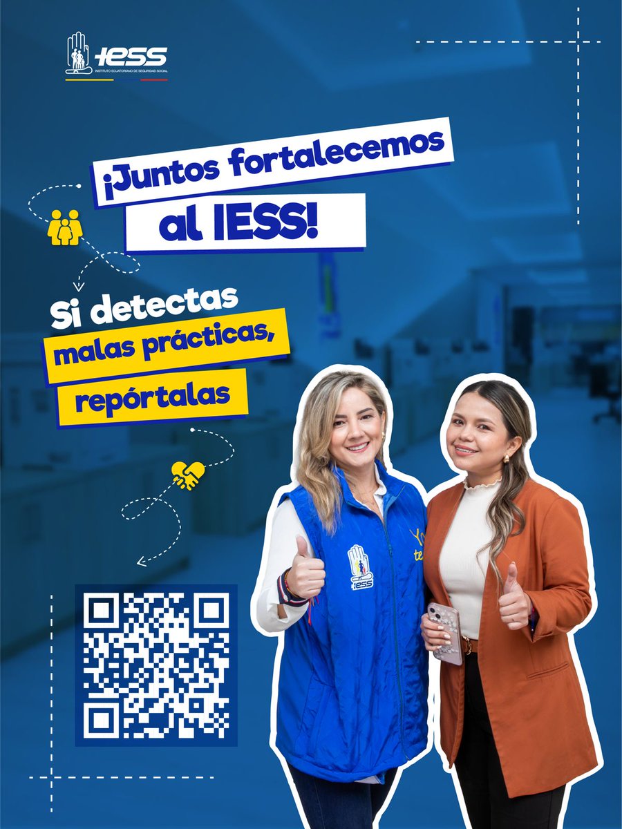IESSec's tweet photo. ¡Recuperamos tu confianza! 
 
 👉🏻Con tu aporte en nuestro 👩🏻‍💻📱canal de denuncias, nos ayudas a identificar irregularidades y tomar acciones para mejorar nuestros servicios. https://t.co/OguqpVKyXt