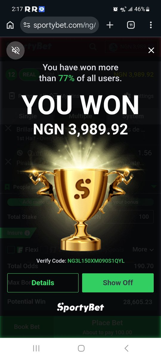 DJWARLORD's tweet photo. @shandave4luv tnx it's  my first win from playing ur code make more winning https://t.co/IxRIJJz2v8