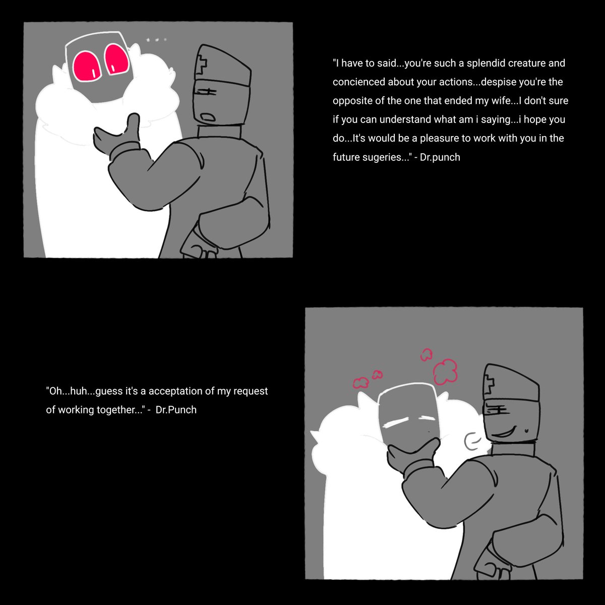 AndTheCr34t0r's tweet photo. Dr.Punch and Avoider interaction
#Dieofdeath #avoider https://t.co/LNsteFcPrD