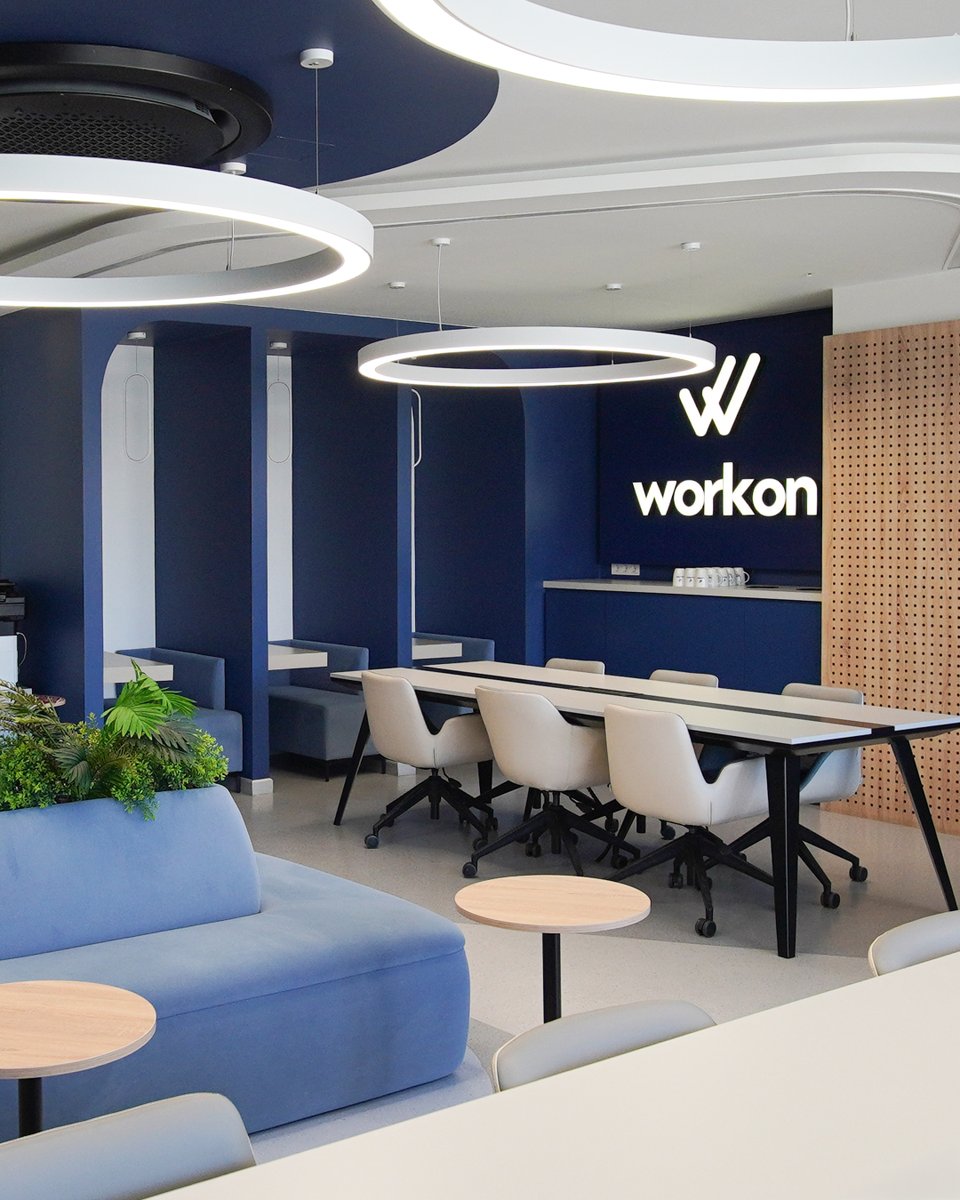 Workonhub's tweet image. Workon’da mekân, üretkenliğin bir parçasıdır.

—

At Workon, space is part of productivity.

#Workon #WorkspaceDesign #Coworking