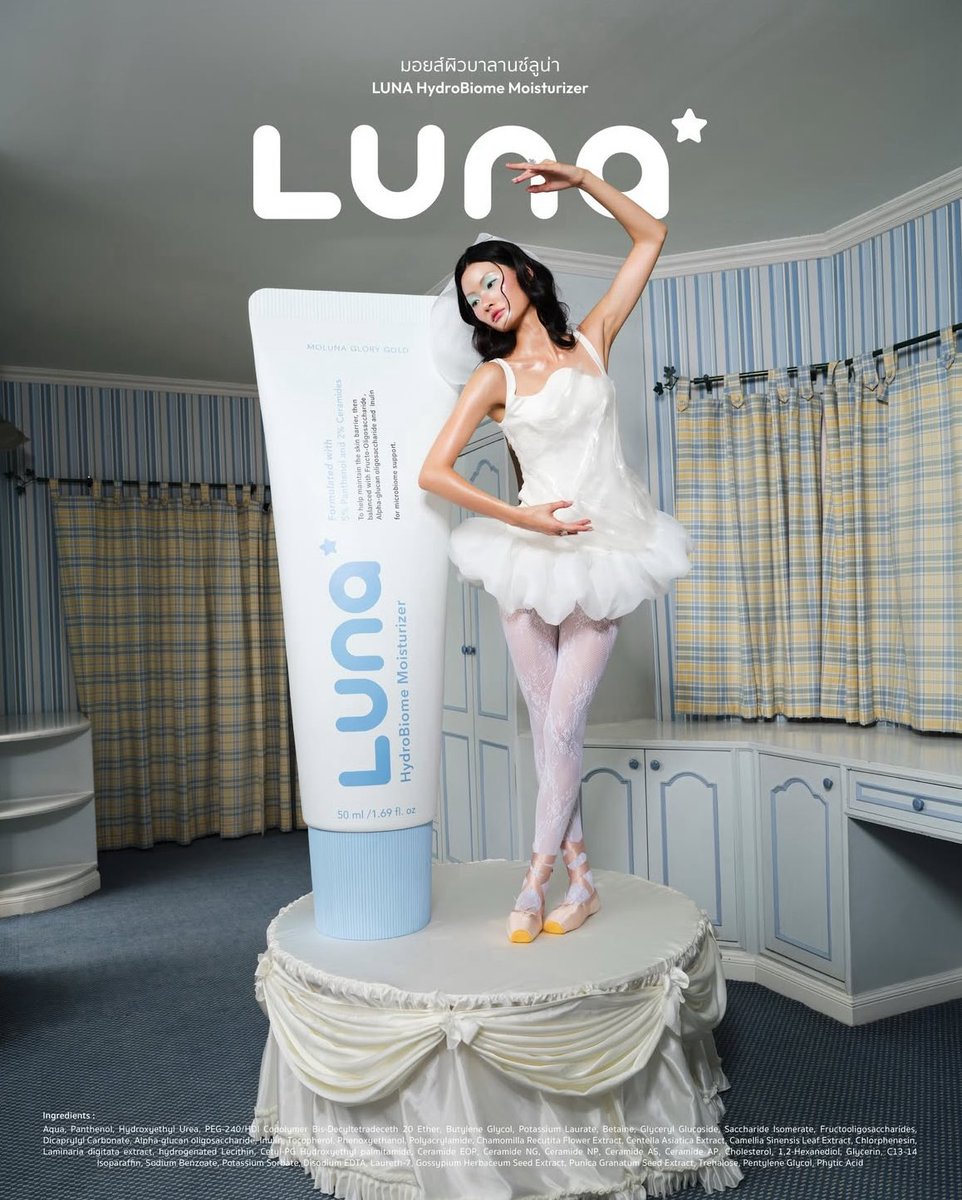 🙌🏻NEW available !
LUNA HydroBiome Moisturizer
มอยส์ผิวบาลานซ์ลูน่า

The Power of Balance
ผิวที่แข็งแรงอย่างแท้จริง เริ่มต้น
จาก "ความสมดุลของผิว"💧✨