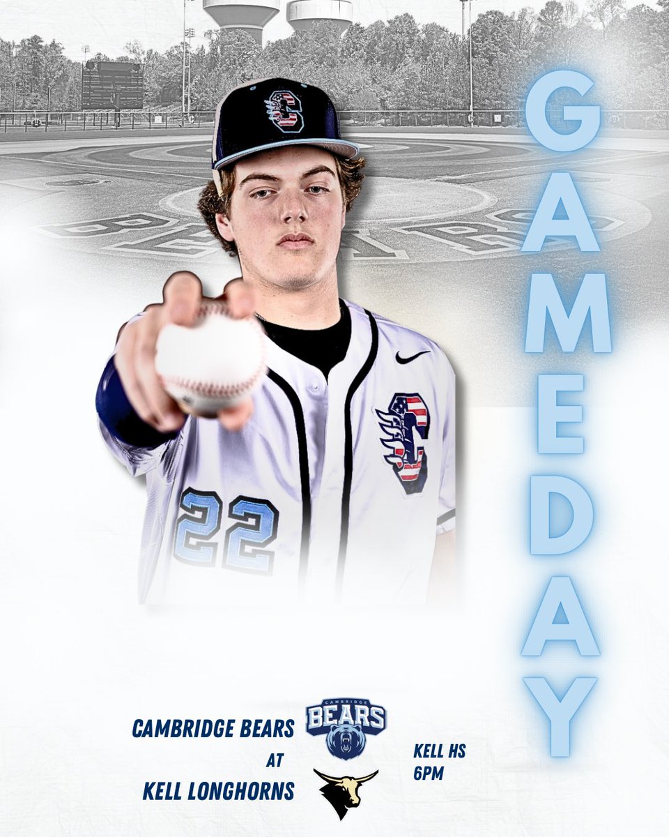 Bears_CHS's tweet image. ‼️GAME DAY‼️

Right back at it and ready to bounce back. Bears hit the road to Kell for Game Two of the series. 

First pitch at 6:00. #GoBears