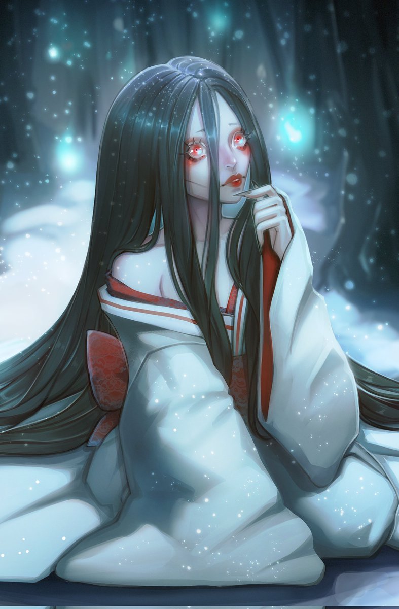 ronyasanchez's tweet photo. New art Yuki Onna (Japanese mythology)

#art #drawing https://t.co/ezvYZQ6r7v
