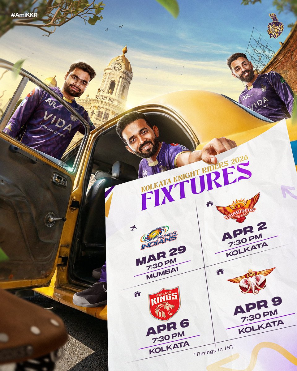 KolkataKnightRiders tweet media
