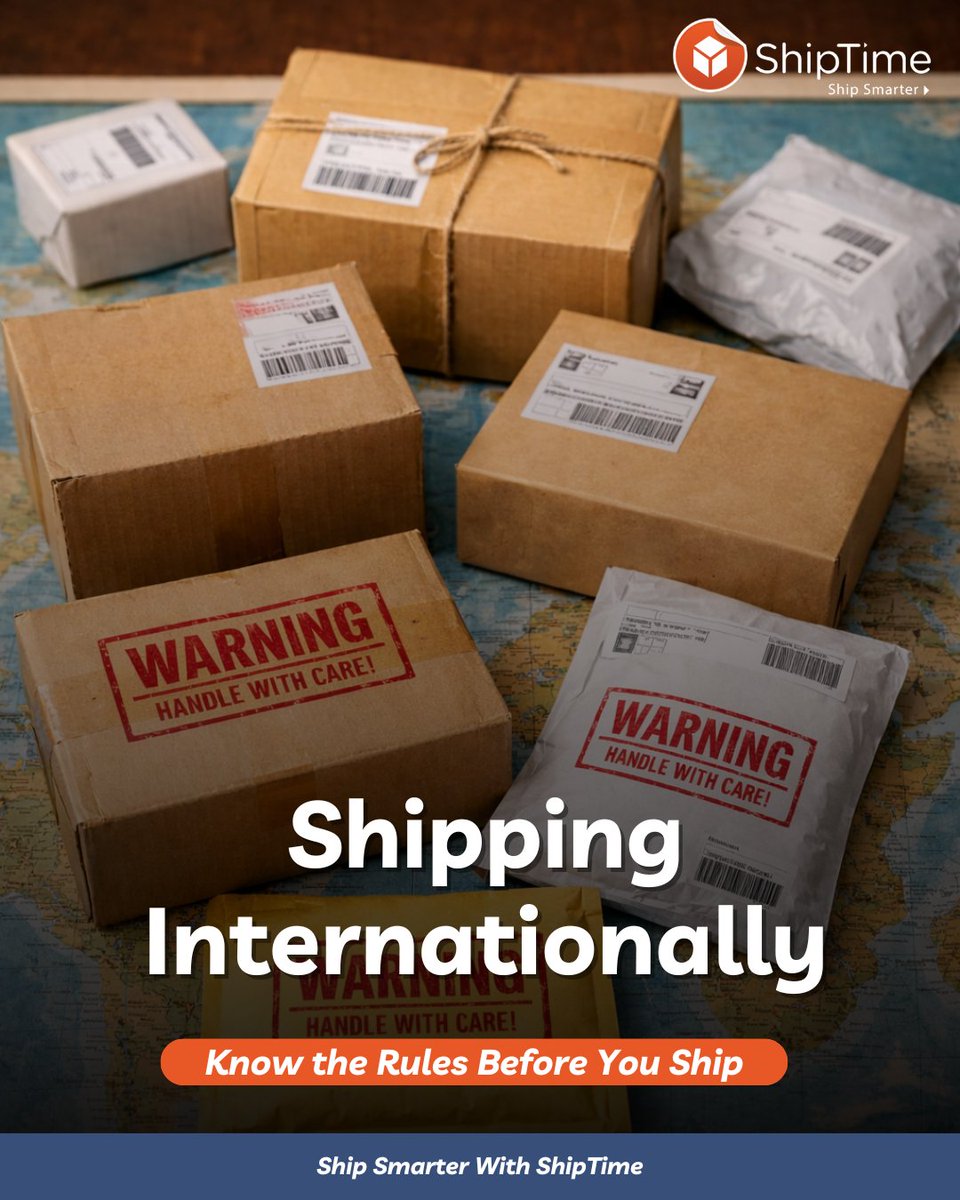 Shipping Internationally Feels Risky… Until You Know the Rules🚨

- Accurate HS code classification
- Clear visibility into duties and taxes 
- Destination country de minimis limits
- Complete and compliant commercial invoices
- Service selection, all compared in one dashboard