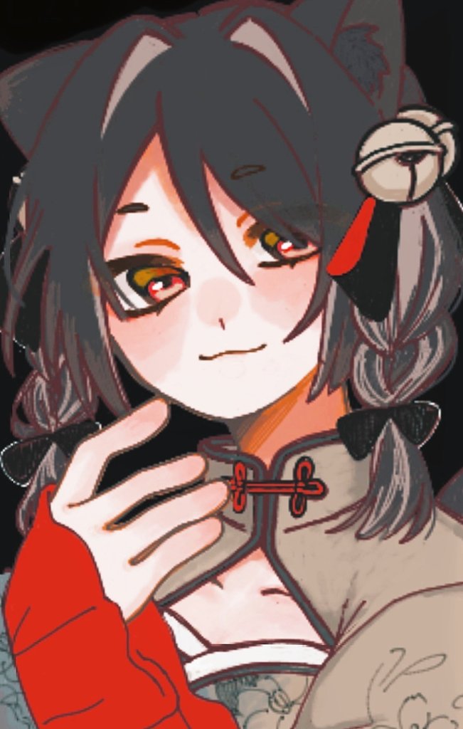前デザした子キャラデザが気に入ってるので色々と変えて描いてみた
