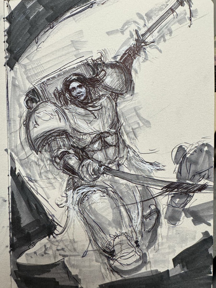 Workbreak doodle
I’ll be honest I wanted to draw a pretty marines but fucked up his face then whitened it to the point that he looks like a member of kiss