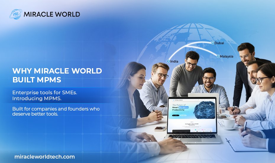 miracleworldHQ's tweet image. Your team is talented.
Your deadlines are real.
Your tools should match. 
Most businesses deserve better tools. MPMS is here to deliver that. 💪
One dashboard. Full clarity. Zero chaos.
👉 miracleworldtech.com/mpms/

#MPMS #MiracleWorld #StartupIndia #SaaS #SME