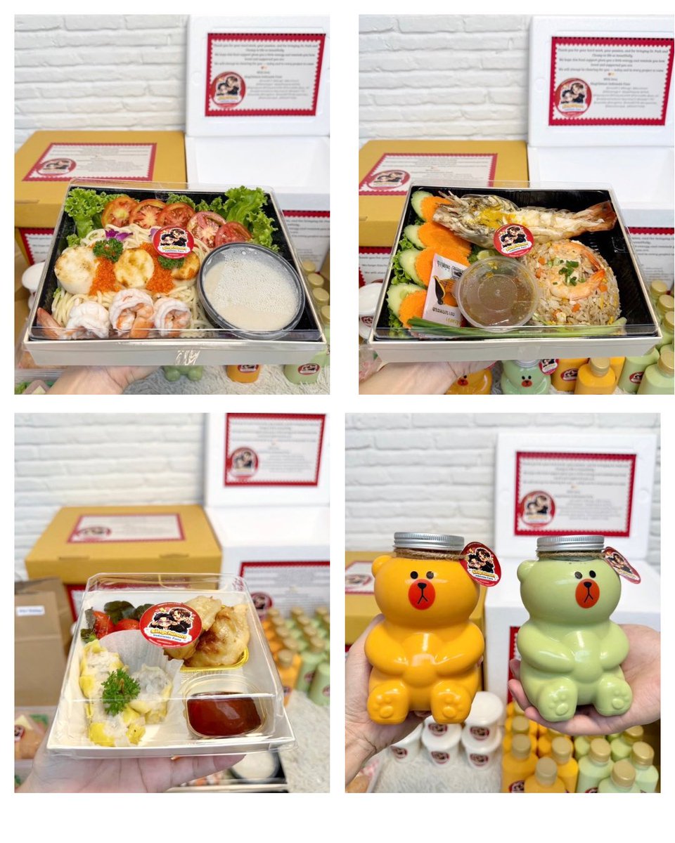 kringklong's tweet image. Food support for K.Sing &amp;amp; K.Chimon from interfans ka 🍱❣️ Thank you so much everyone for your orders with us. 😊
#DareYouToDeathFinalEP
#SingChimon

☎️ Tel. 095-1244644
📱 Line. @Kringklong64
#foodsupport #kringklongfoodbox