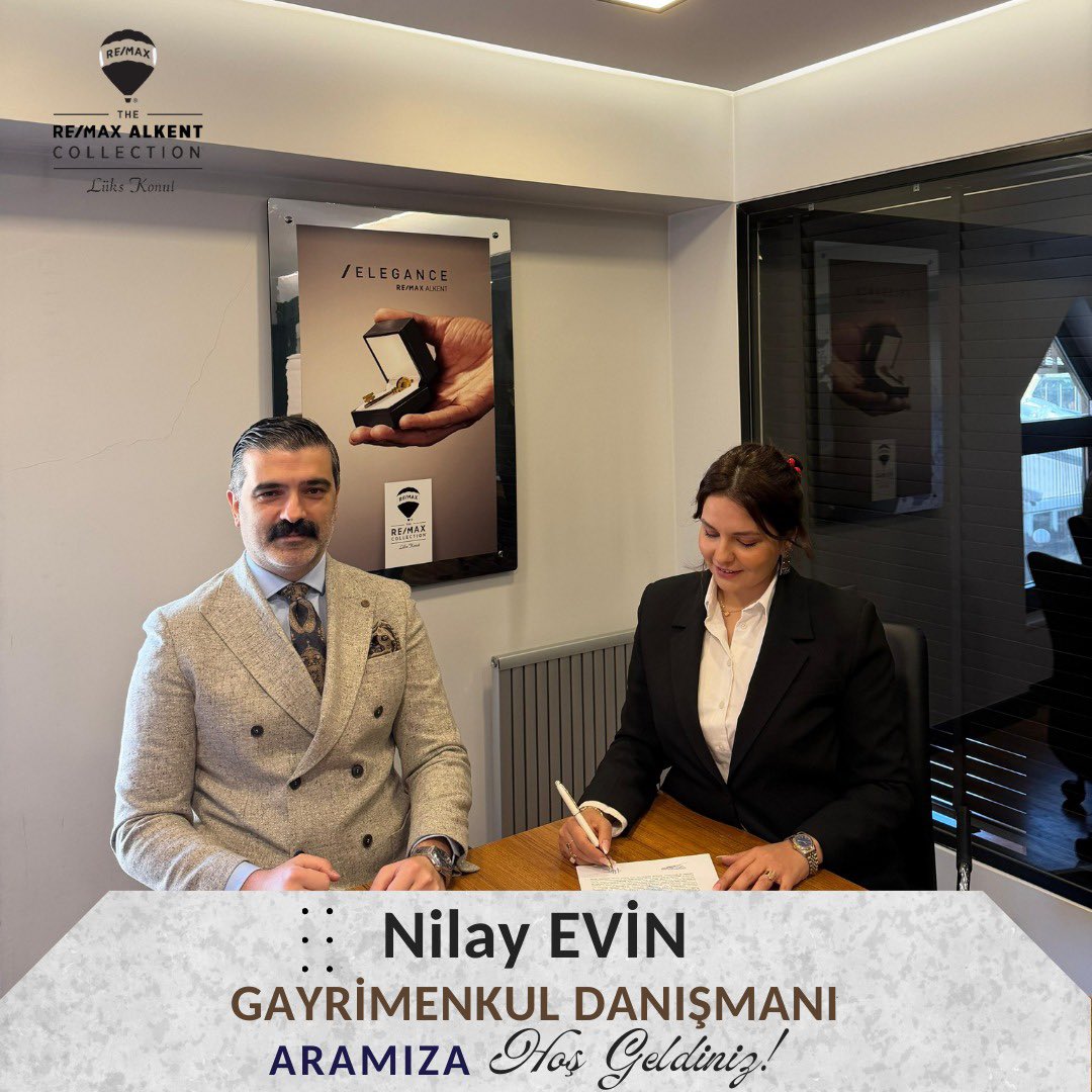 remaxalkent's tweet photo. Remax Alkent ailesi büyümeye devam ediyor.

Aramıza yeni katılan değerli gayrimenkul
danışmanımız Nilay EVİN’e Remax Alkent ailesine hoş geldin diyoruz.
Enerjisi, azmi ve hedefleriyle ofisimize değer katacağına inanıyoruz.

Yeni yolculuğunda başarılar dileriz. https://t.co/PGowwb1YVk