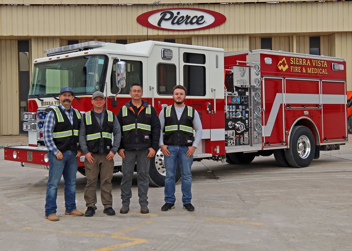 Sierra Vista Fire Department is heading home with an #Enforcer #Pumper by utilizing the Pierce Stock Truck Program.
Learn more about the benefits of the Pierce Stock Truck Program: piercemfg.com/pierce/blog/pi…
