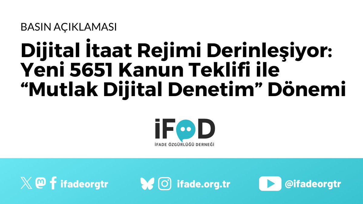 İfade Özgürlüğü Derneği tweet media