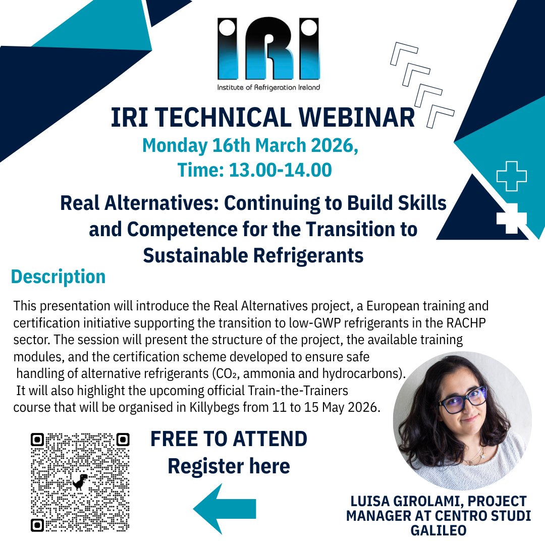 Institute of Refrigeration Ireland tweet media