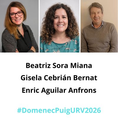 Us presento tres dels membres del meu equip de la candidatura a rector de la @universitaturv #DomenecPuigURV2026