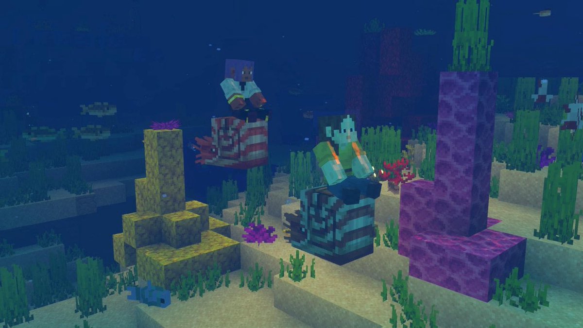 update isn't fully focused on fishing. For example, people worked out ...
