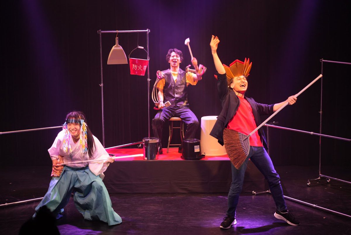 #蛙宙01 旗揚げ公演無事終演！！
ご来場ありがとうございました！！

このぷろじぇくとで
また必ずみんなにあえますように🌈

宙組🚀 
琴平美和(金比羅ピンチイジュニア)
大日拓己⛩