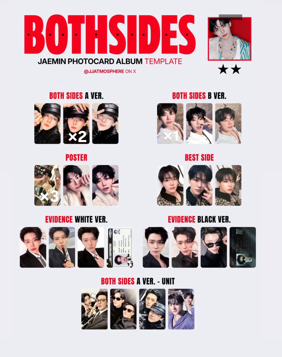 j_t_kv's tweet photo. NCT JNJM BOTHSIDES ジェノ ジェミン 特典 トレカ 交換

【譲】　1、2枚目

【求】　3枚目 (💖以外、🩵優先)
※ユニットトレカは同種交換、その他異種検討

郵送にて交換希望
お心当たりのある方リプライ、DMまでお願いいたします🙇🏻‍���️ https://t.co/hGCZ7dThr3