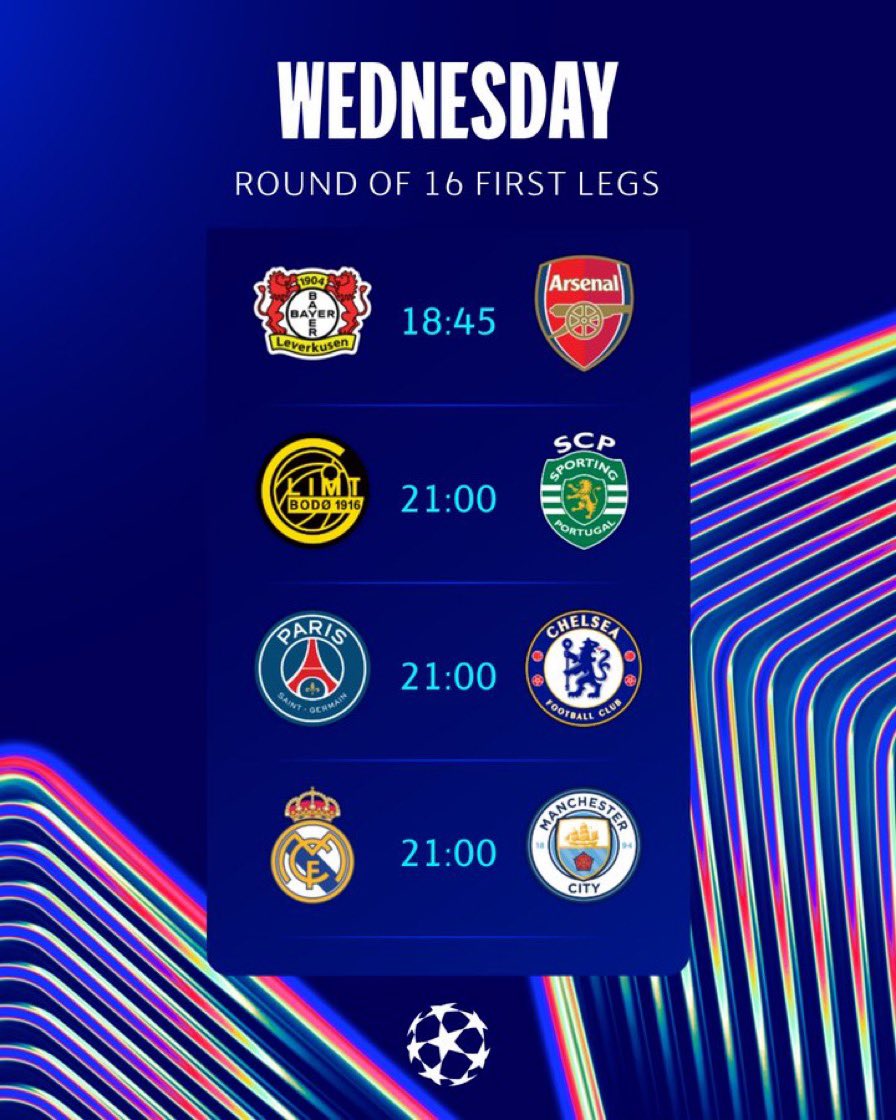 UCL 일정 관련 이미지