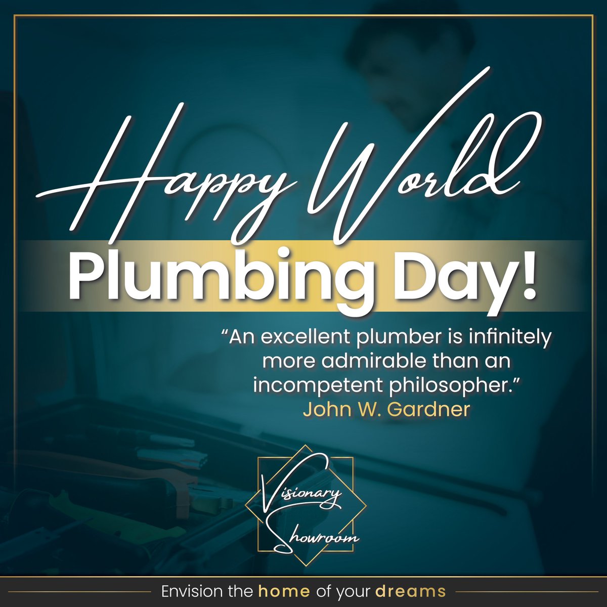visionary_sr's tweet photo. Behind every beautiful kitchen and relaxing bathroom is the craftsmanship of skilled plumbers.

Today we celebrate the professionals who make it all possible.

Happy World Plumbing Day. https://t.co/mHZR5jVoMs