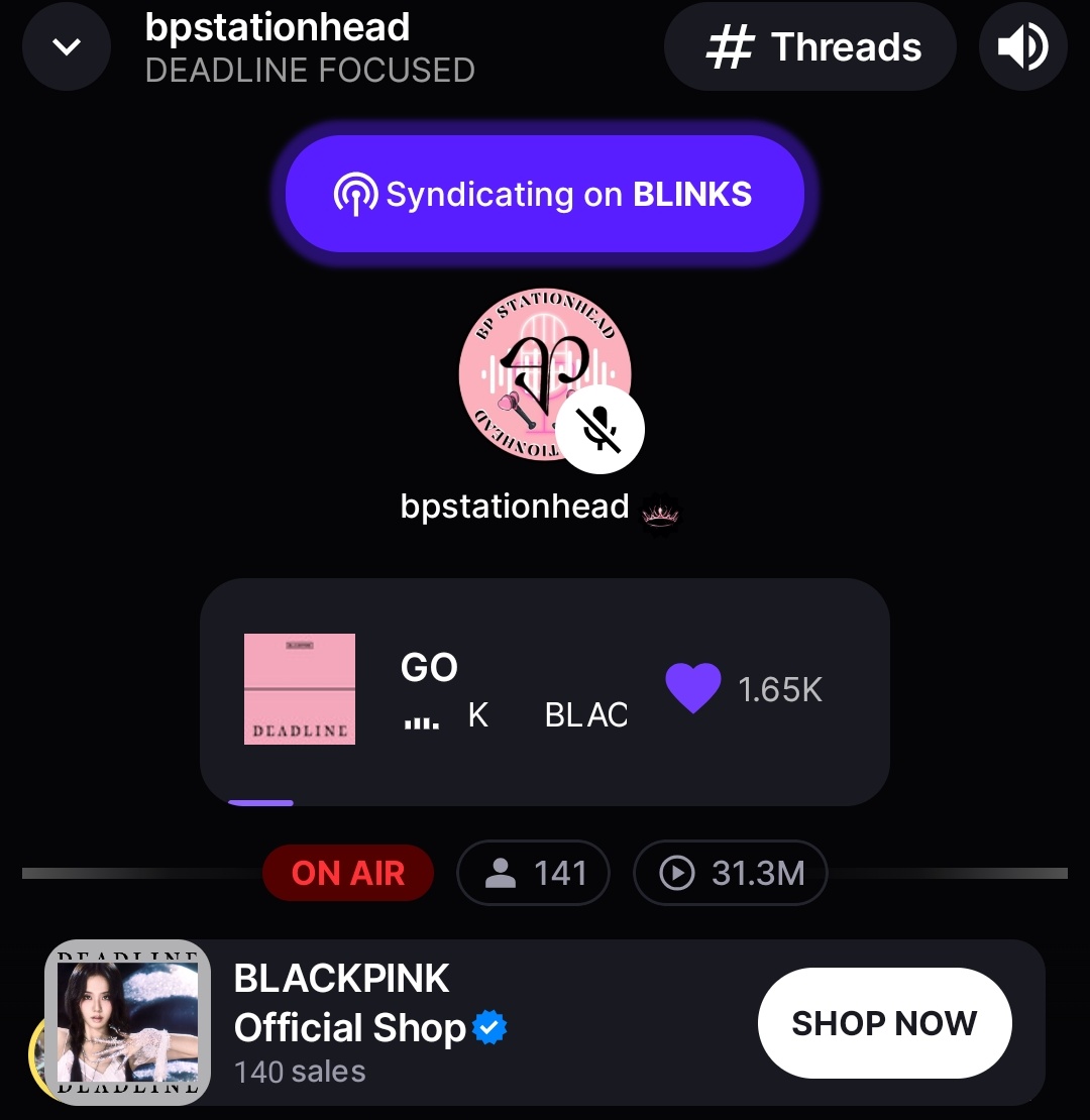 BP Stationhead tweet media