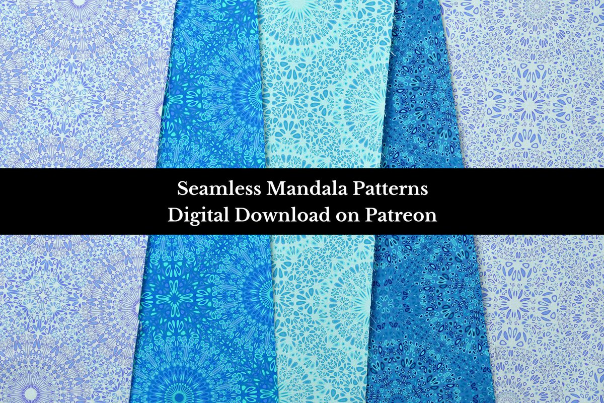 DavidZydd's tweet photo. Seamless Mandala Patterns - download on Patreon: https://t.co/85pmlWhq4T #ornamentalpattern #mandalapattern #MandalaMagicMarket https://t.co/YzPc5uZos3