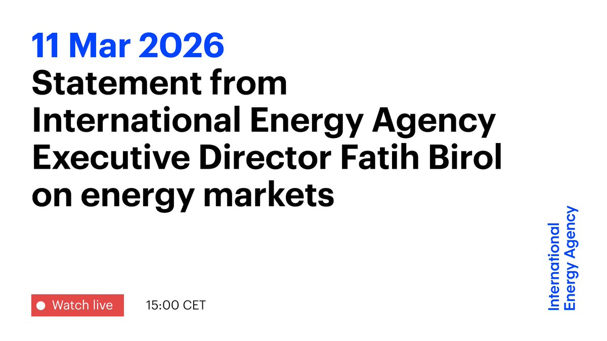 International Energy Agency tweet media