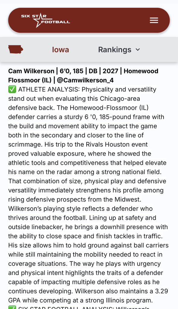 Cameron Wilkerson tweet media