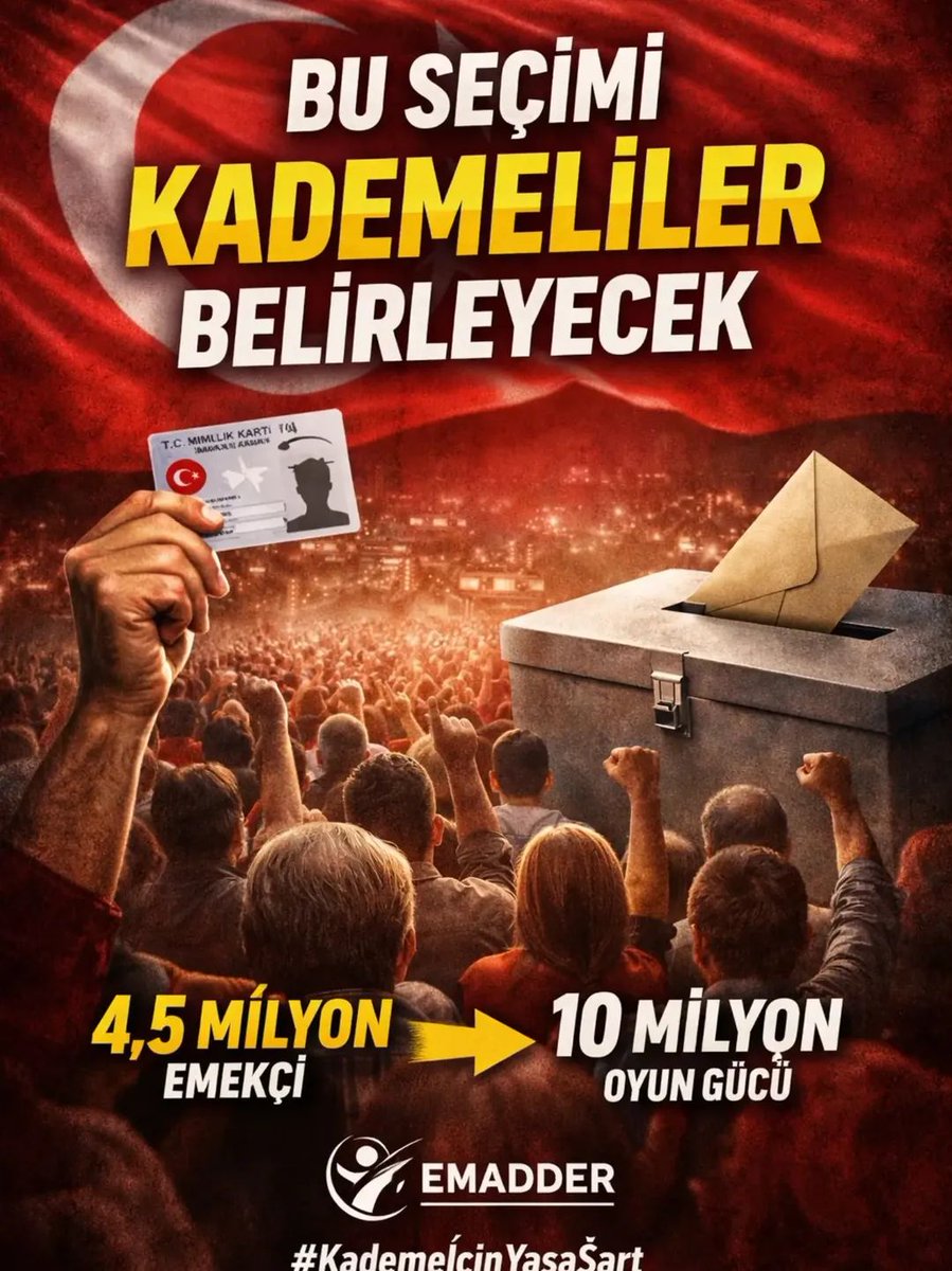 mustafam_musi's tweet photo. @Bircearda_oz @KerimReis1453 @EmadDernegi Ne X ne de başka bizi bu mücadeleden vazgeçiremez.

Destek tam destek.

Kademeli emeklilik resmi gazete görene kadar devam!

#KademeHaktırHak
@EmadDernegi https://t.co/ffjmNrFCRh
