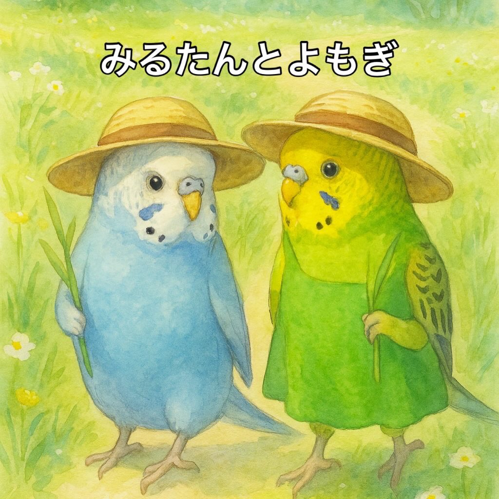 dotadotao's tweet photo. 今日で51歳になりました🎂みるたんロスト事件以来見つからないまま3ヶ月が経過し悲しい日々でしたが、お姉ちゃんインコのよもぎのために新しいインコを2羽お迎えしました🐣🐣その愛くるしい姿に心癒されております☺️決して忘れることはないですが、しっかり前も向いていかないといけないですよね🙂 https://t.co/hx69dhoeta