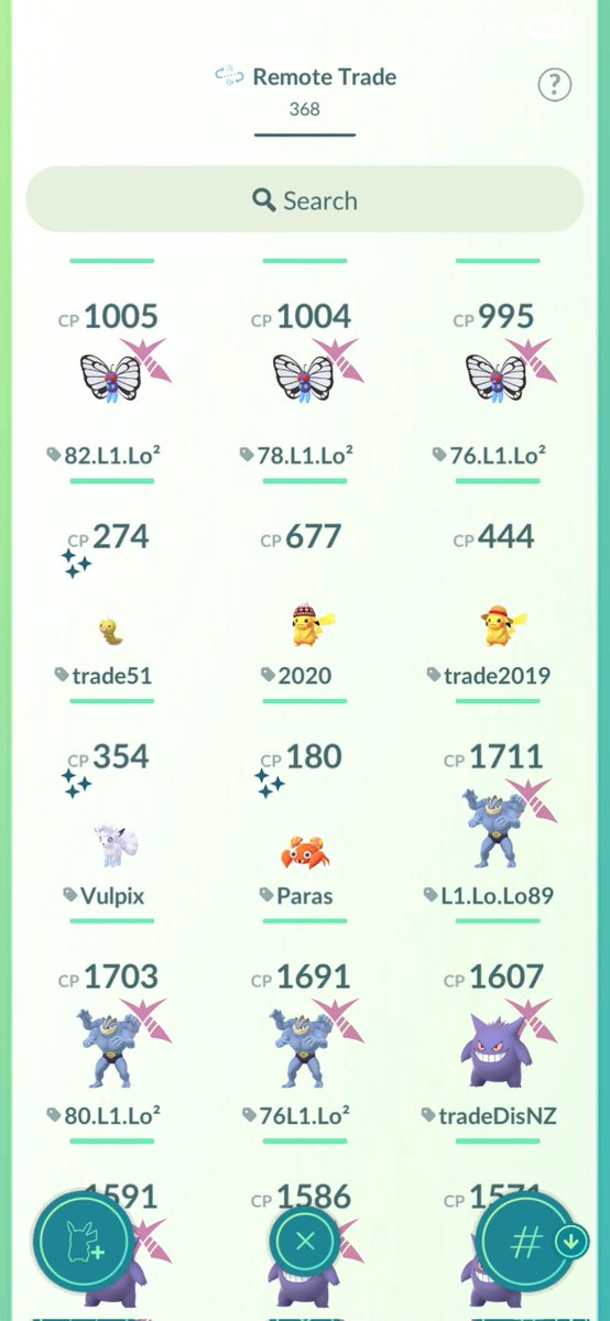 I spent some time naming the pokemon and people cant even see them😭 these are just a few and I have so many more pokemon to add tonight.