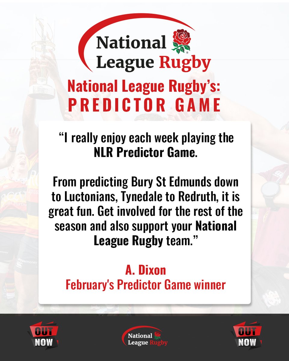 Natleague_rugby's tweet photo. โ
โ
โ
๐ฎ Not one, not two, but three months in a row!
A.Dixon topped the #NLRPredictor charts in December, January and February! ๐
So who can step forward in March? ๐ซต
๐ฎRound 22 entries: https://t.co/28CJ9NP2Q8
#Nat1 #Nat2n #Nat2e #Nat2w https://t.co/Wk3YDxjeXr
