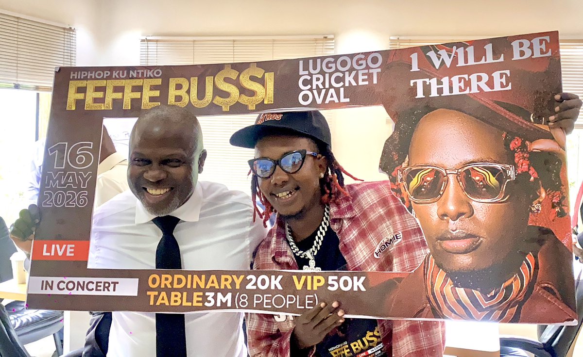 CapitalFMUganda's tweet image. #CapitalFM is officially backing the hip hop wave

Catch @FeffebussiMusic as he brings the real Ugandan hip-hop energy this 16th May 2026. 

Tickets: Ordinary – 20K VIP – 50K Table of 8 – 3M

Pull up and experience it live with #FreshHits
