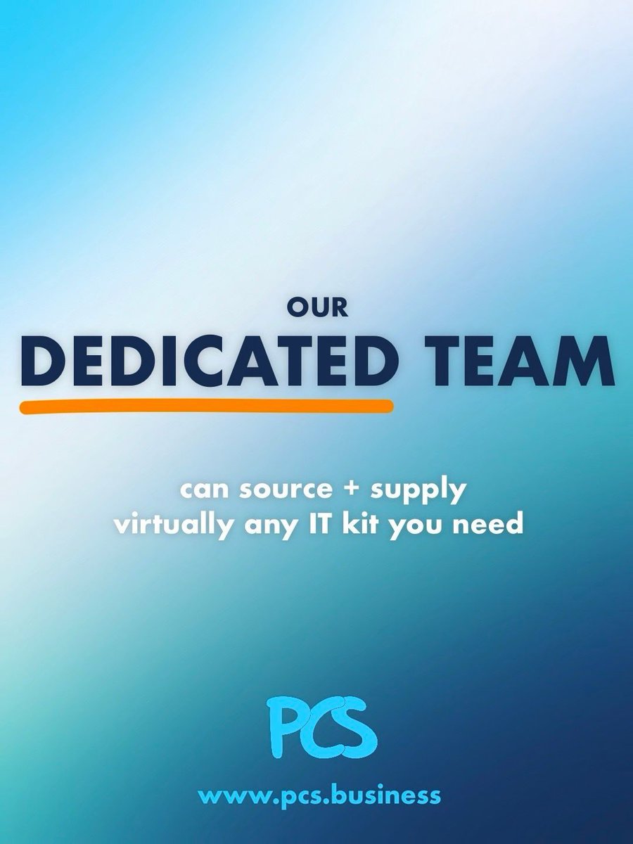 PCSbusiness's tweet image. Whatever your business’ IT needs, our dedicated team has you covered.
—
👉 pcs.business/procurement-se…
☎️ 01536 532 900
—
#ITsupport #procurement #managedservices