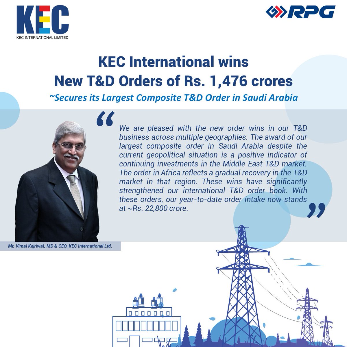 KEC International tweet media