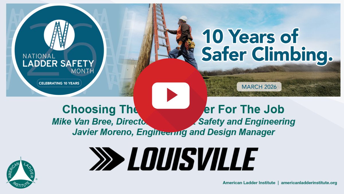 Ladder Safety Month tweet media
