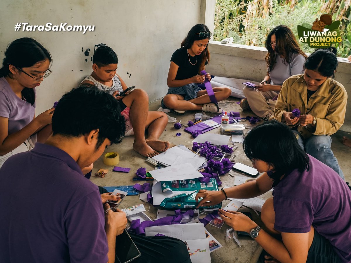 Purple filled the komyu as we prepared for Women’s Day—streamers, ribbons, &amp; flowers welcoming the community. Long linked to women’s struggles for dignity &amp; justice, the color honored Aeta women’s strength &amp; their continuing fight for equality. #OneBillionRising2026  #IWD2026