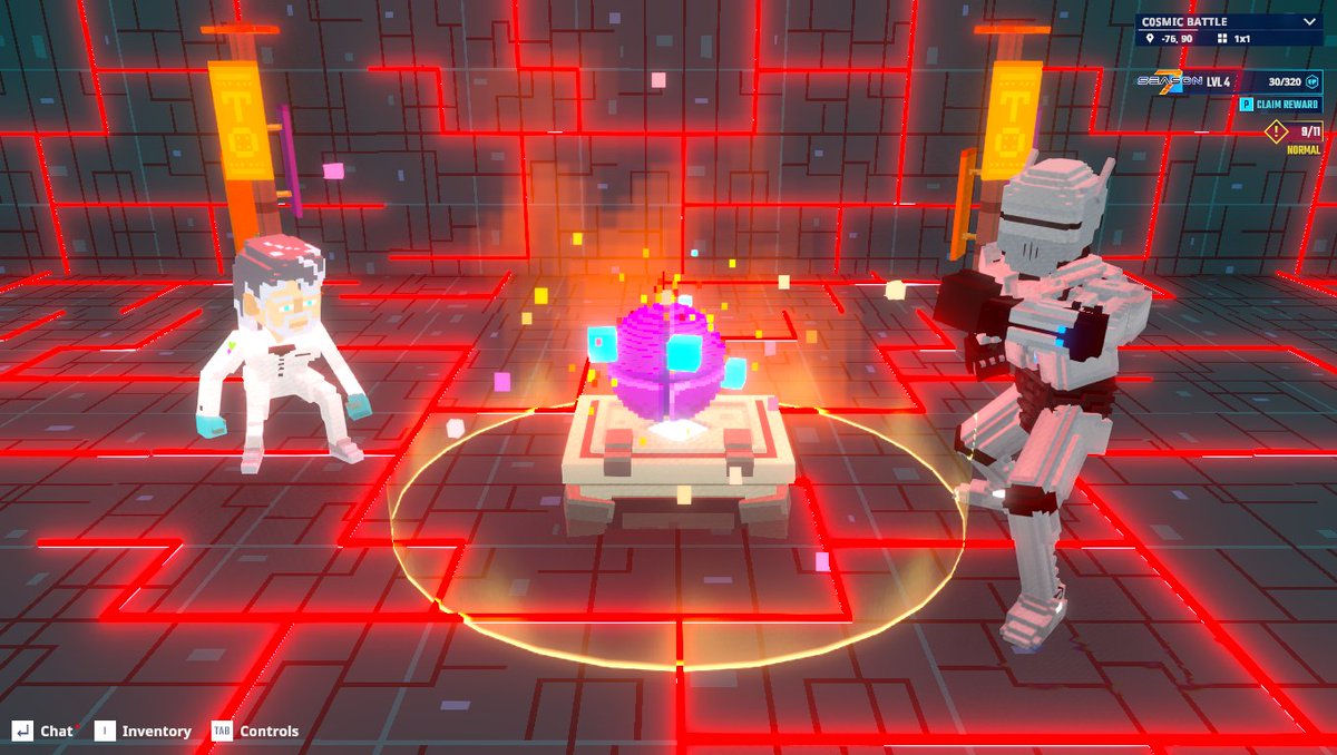 EnyemberthD's tweet photo. Reactor’s overheating… and I’m still taking pics in The Sandbox Season 7. @TheSandboxGame https://t.co/G0dydC5fH8 #Season7 https://t.co/u8CFrMAhM8