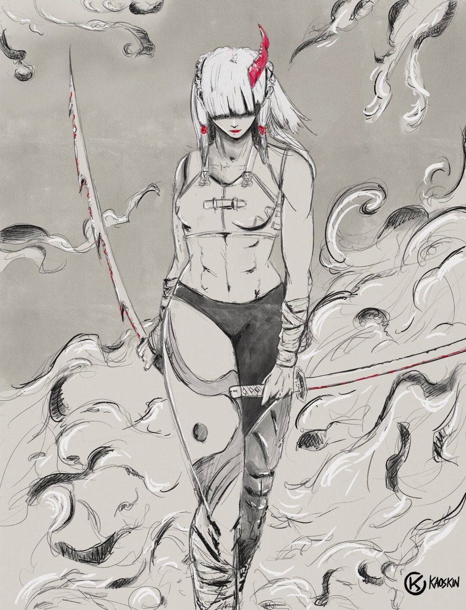 KaoskinArt's tweet photo. Vendetta.

#digitalart #digitalink #illustration #kaoskin https://t.co/WW1WOng8uO