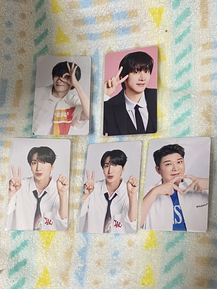 SUPER JUNIOR MARKET ラントレ ウニョク 2枚 コンプ ×5 SUPER JUNIOR SJ MARKET ラントレ ウニョク 2枚 コンプ | Shop at