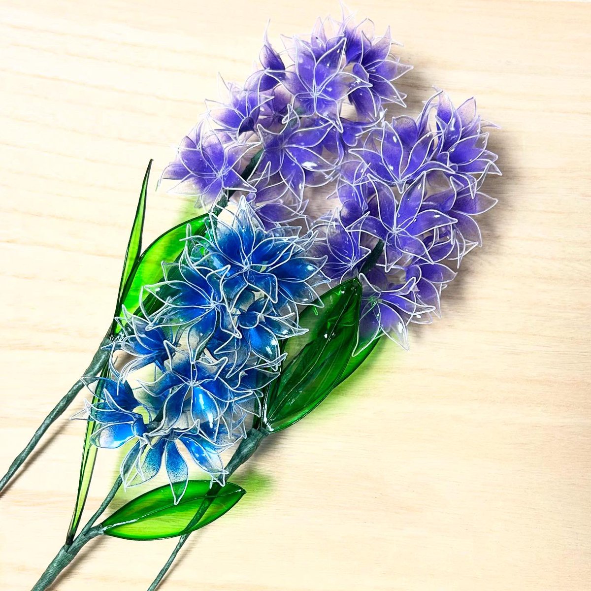 freezing_rain_2's tweet photo. ディップアートのヒヤシンス🪻
ピンク系も作りたい https://t.co/3mVBBAQU4m