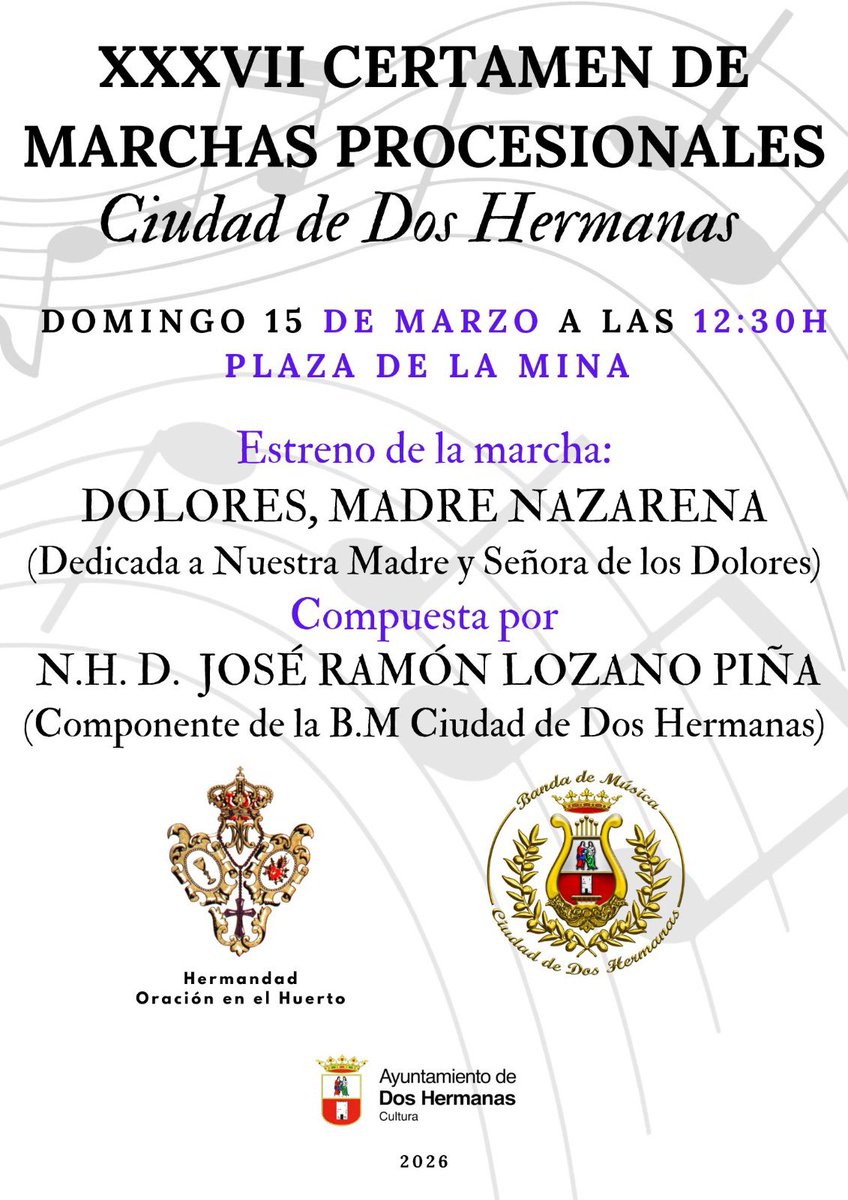 Hdad Oración Huerto Dos Hermanas (@oracionhuertodh) on Twitter photo 