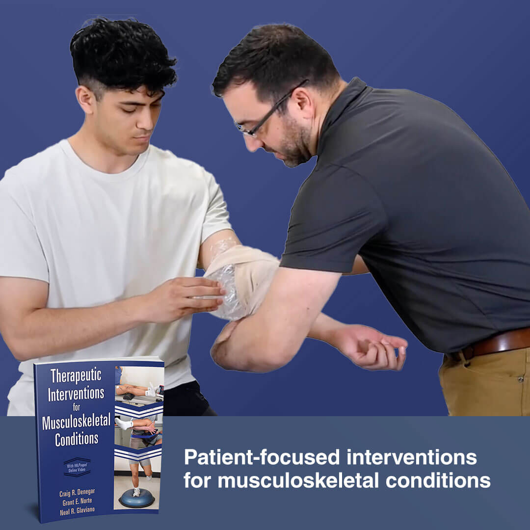 HumanKineticsEU's tweet image. A patient-focused text on interventions for musculoskeletal conditions. 📘

Therapeutic Interventions for Musculoskeletal Conditions presents a multimodal perspective on treatment that considers all aspects of the patient's experience.

➡️ bit.ly/4bCmeDd

#HealthScience