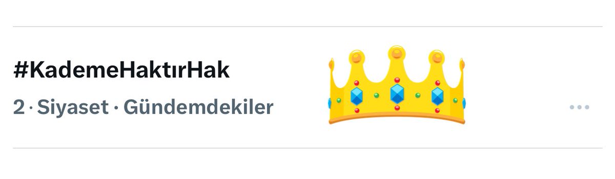 Çok şükür sabahtan bu yana Türkiye gündeminde idi ama beklediğim Siyaset gündemi idi ve sonunda yerleşti tagımız ✊
👇👇👇👇👇👇
#KademeHaktırHak

Helal olsun hakkına sahip çıkan ve mücadele eden arkadaşlara 👏👏

<a href="/EmadDernegi/">EMEKLİLİKTE ADALET DERNEĞİ ⚖️</a>