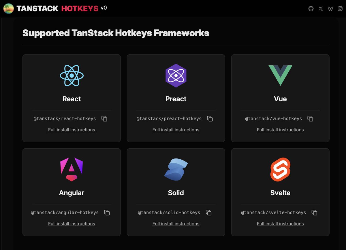 TANSTACK tweet media