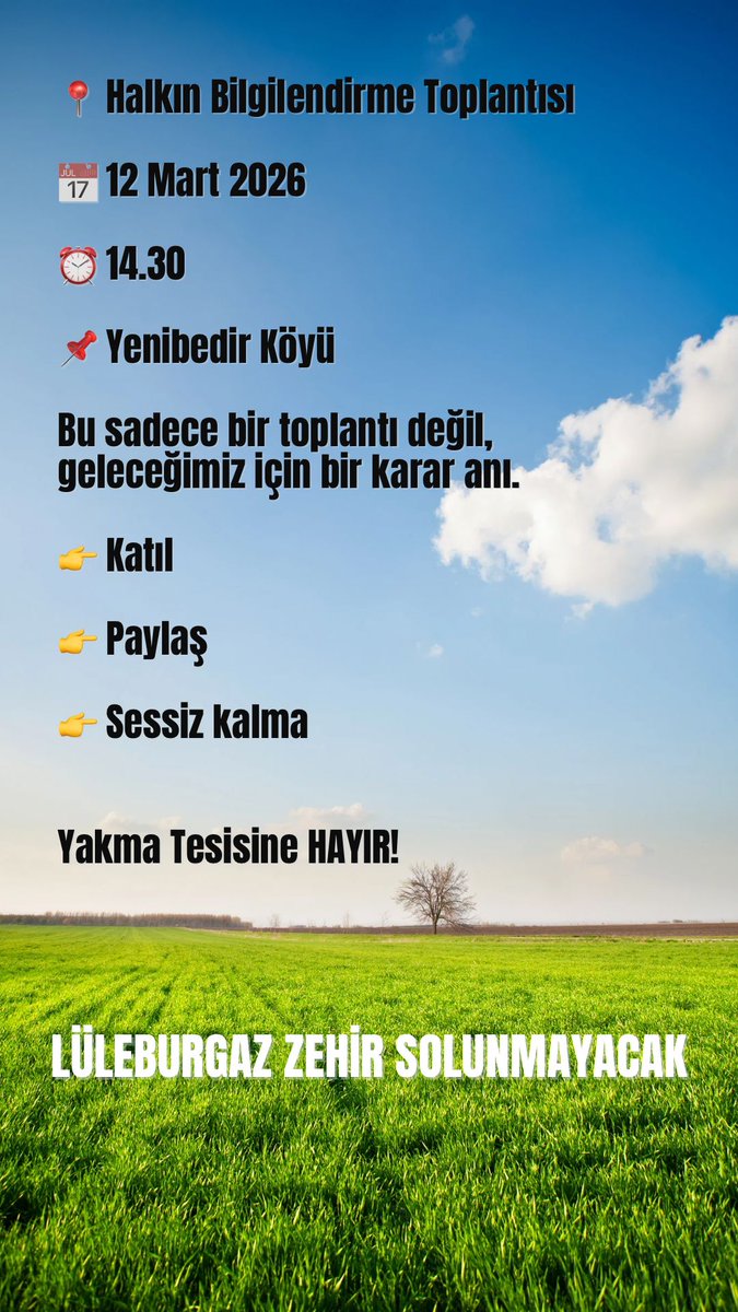 brc3981's tweet photo. #LüleburgazZehirSolumasın
@nowhaber @selcukktepeli @Greenpeace_Med https://t.co/Q3vzh4q0cA