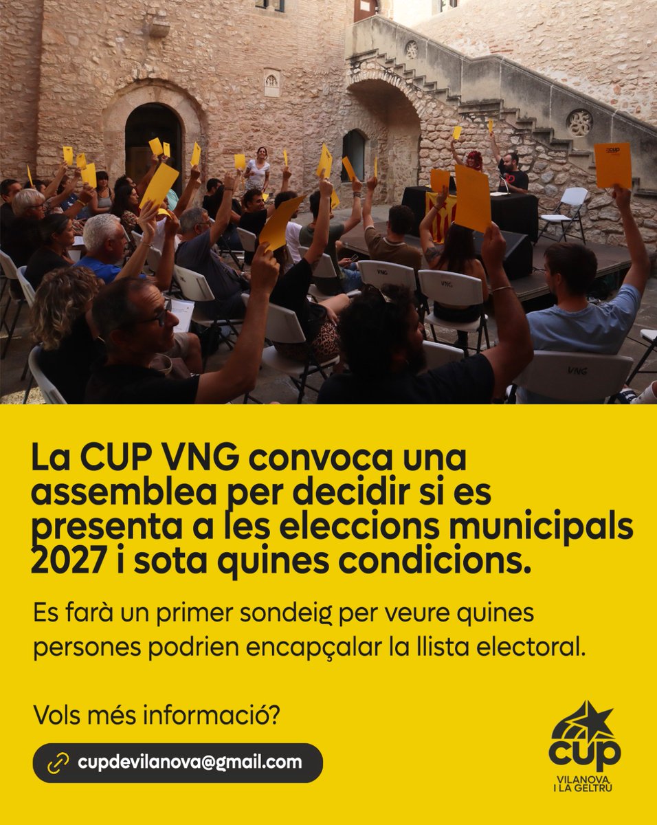 CUP Vilanova i la Geltrú tweet media