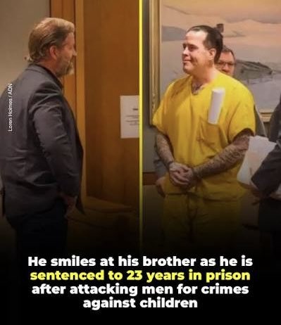 The man who beat up convicted peadophiles. 

My podcast with The Alaskan Avenger  coming soon 🎙️

The viral photo were you see Jason smiling at his brother after just being sentenced to 23 years in prison for beating up convicted Peadophiles

Jason used Alaska’s sex offender