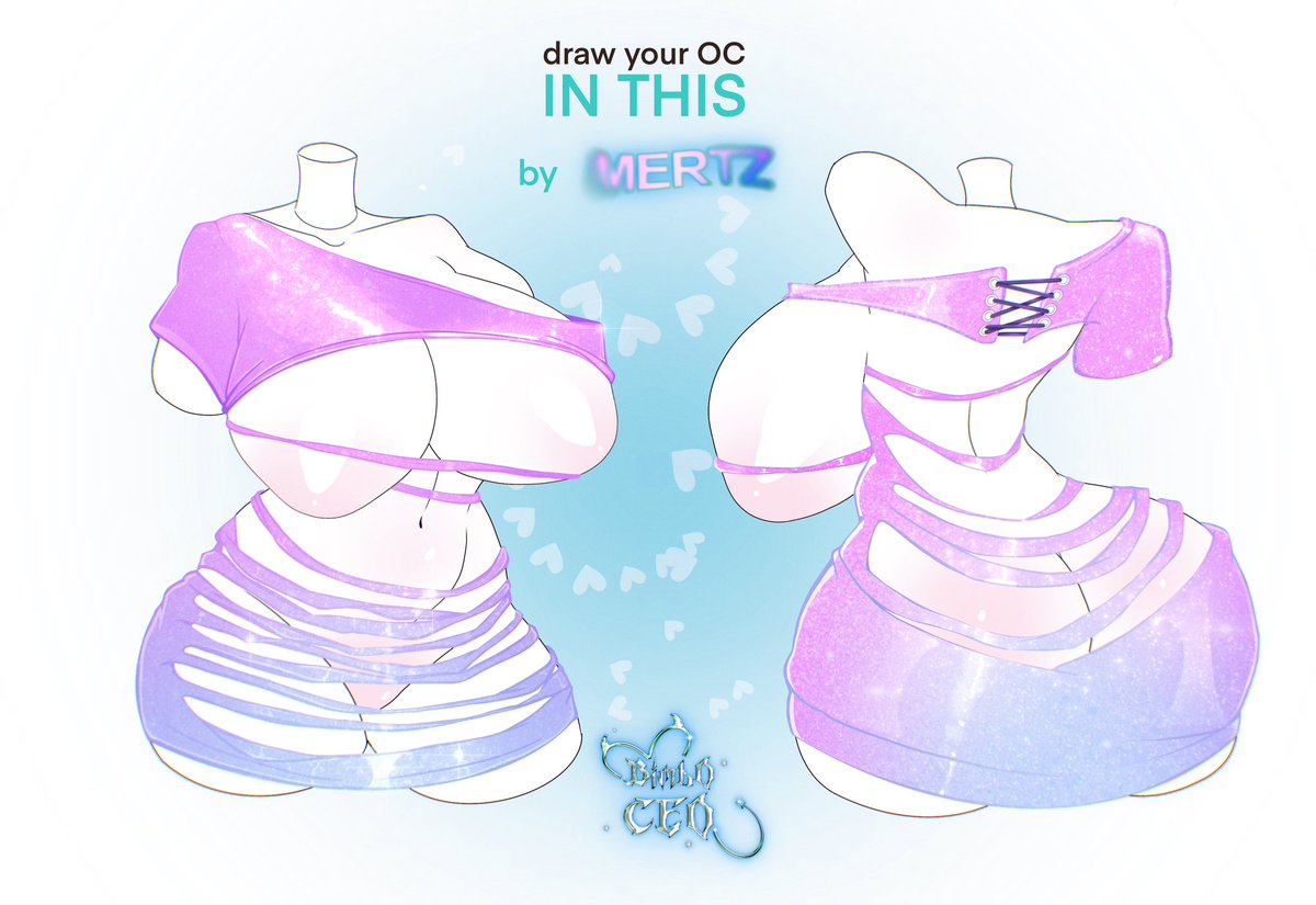 ☁️draw your OC in this Y2K bimbo style challenge☁️

~please make sure you credit me 
~qrt this twt with your art 
~color changing is allowed ofc 

And gl! 💕#drawyourocinthis